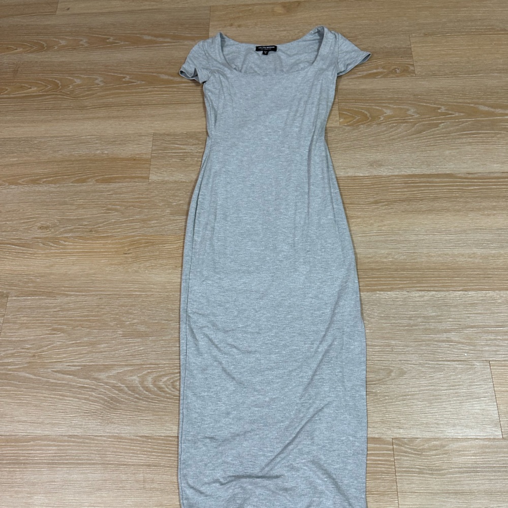 Grey maxi dress